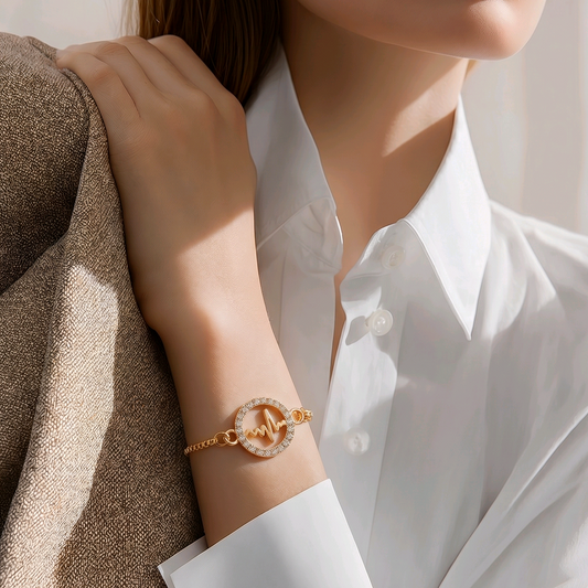 Heartbeat bracelet