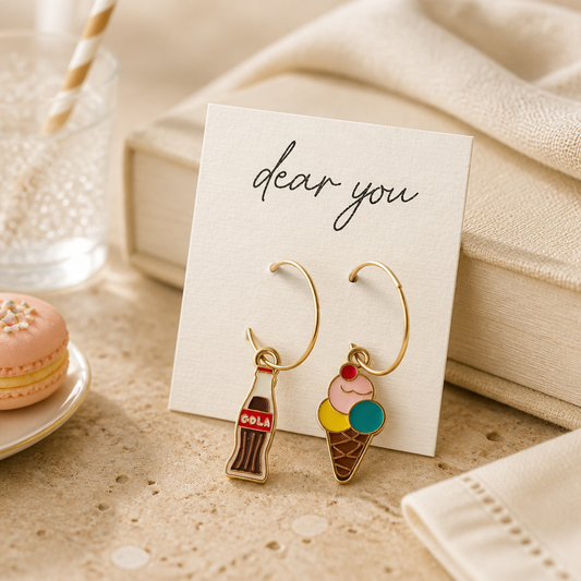 Campa cola earrings