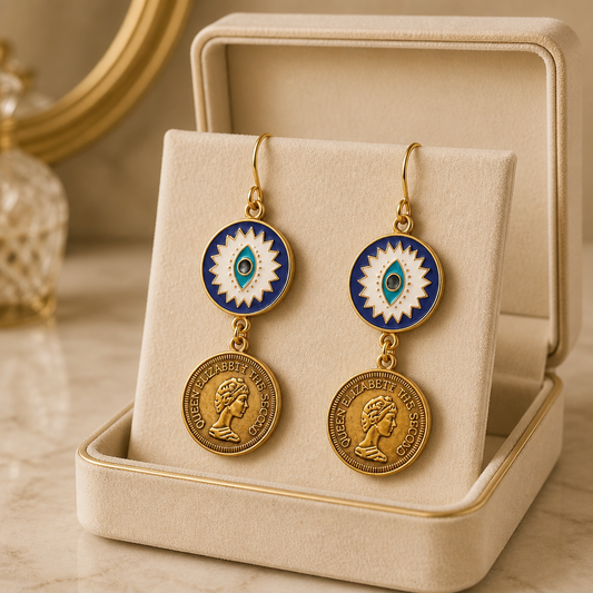 Evil eye danglers