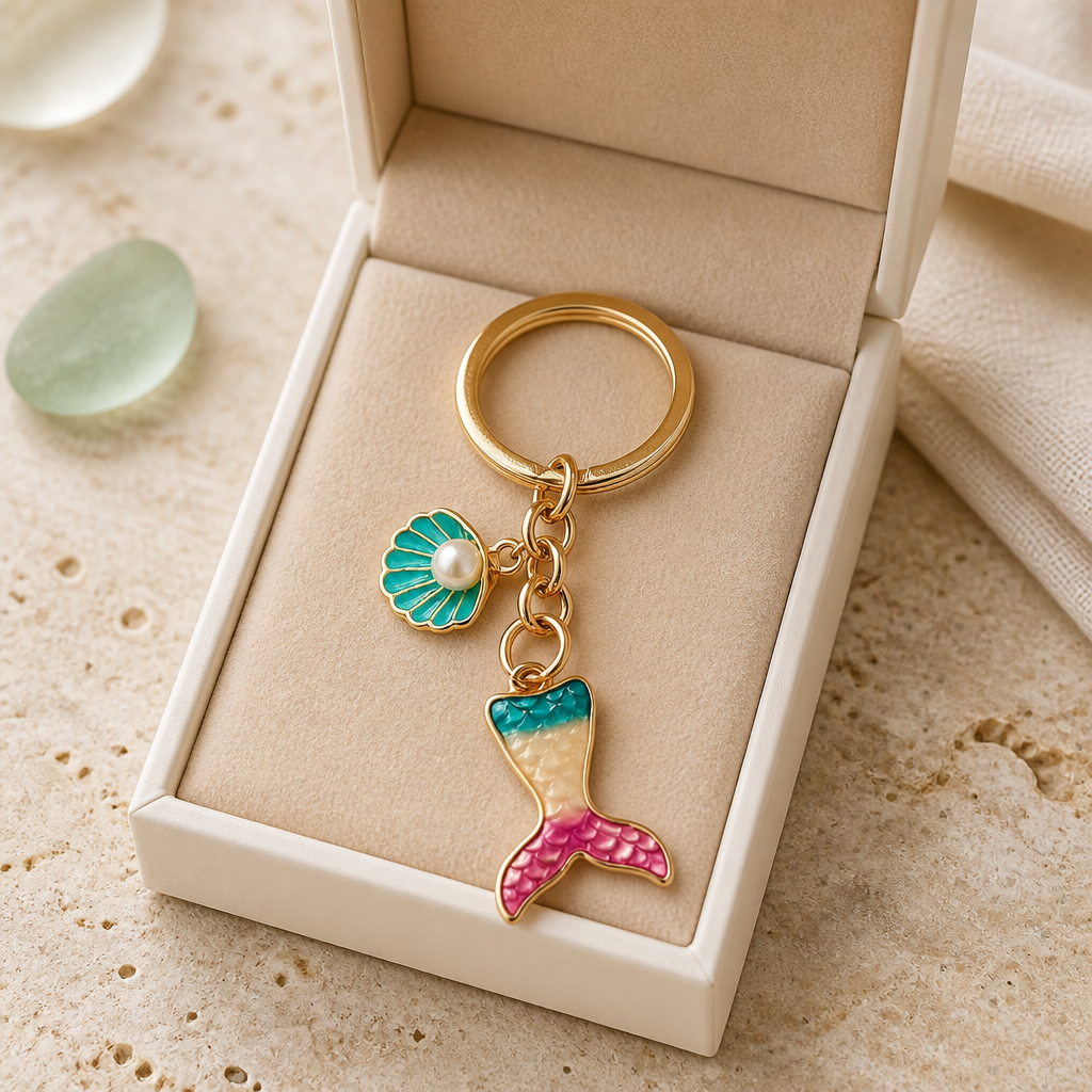 Little mermaid keyring