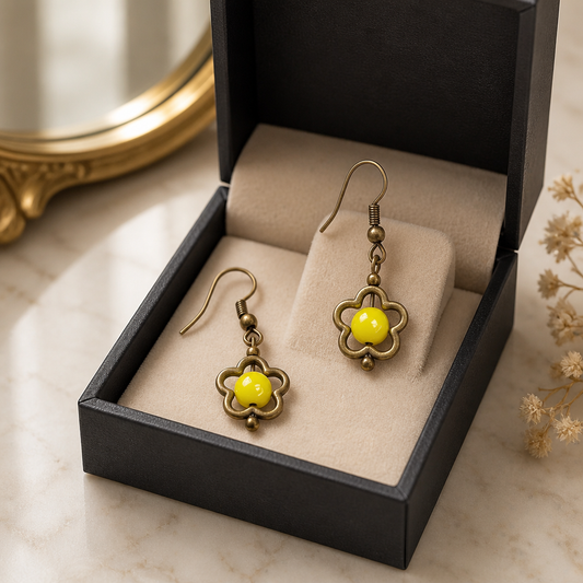 Vintage bloom earrings