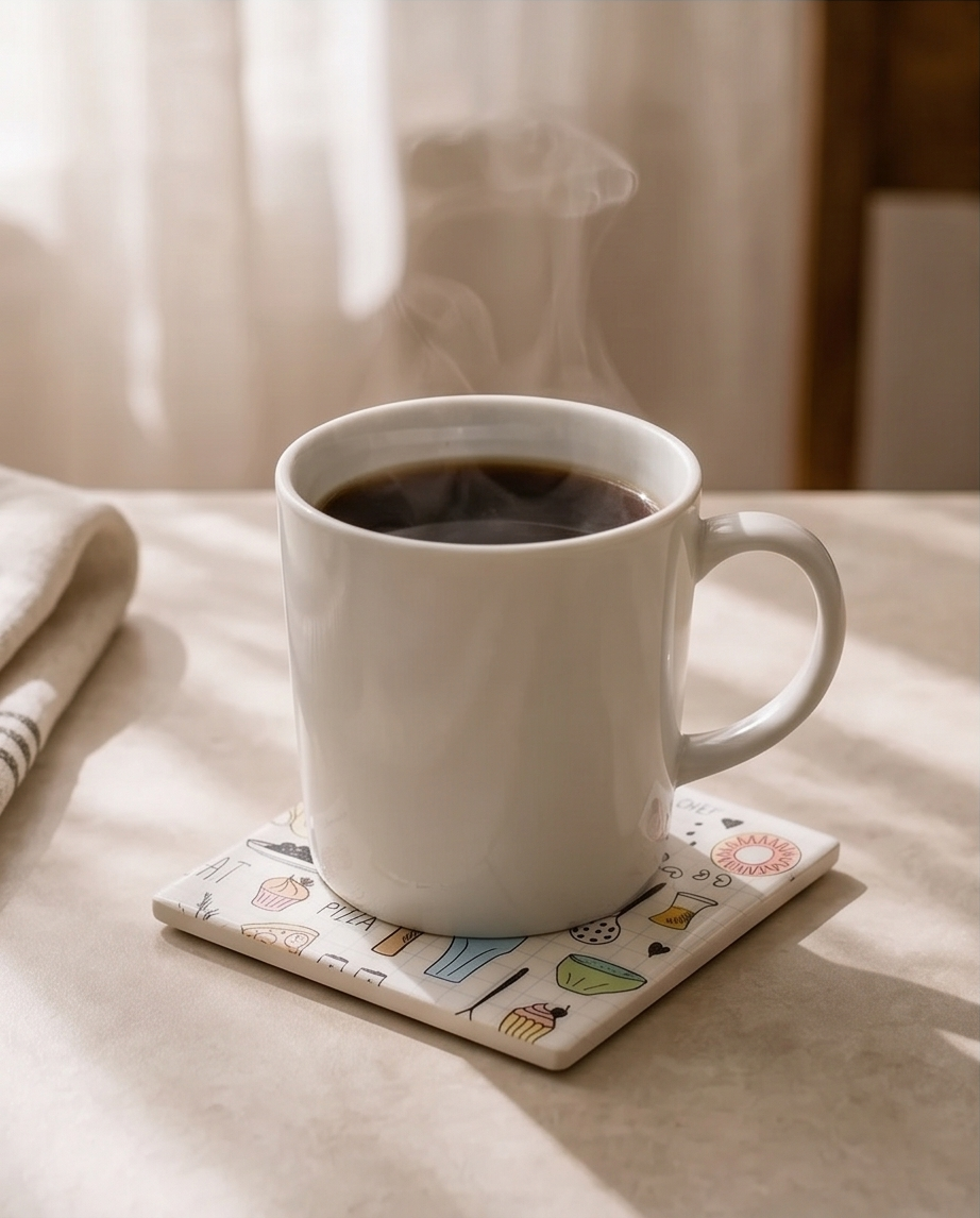 Kitchen essentials resin coasters