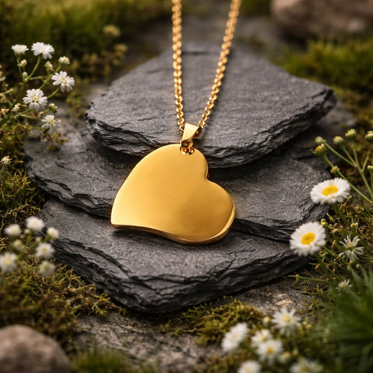 Heart of gold locket