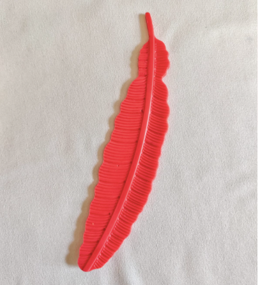Red feather bookmark