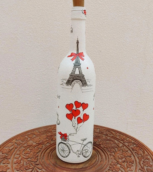 Paris dream bottle art